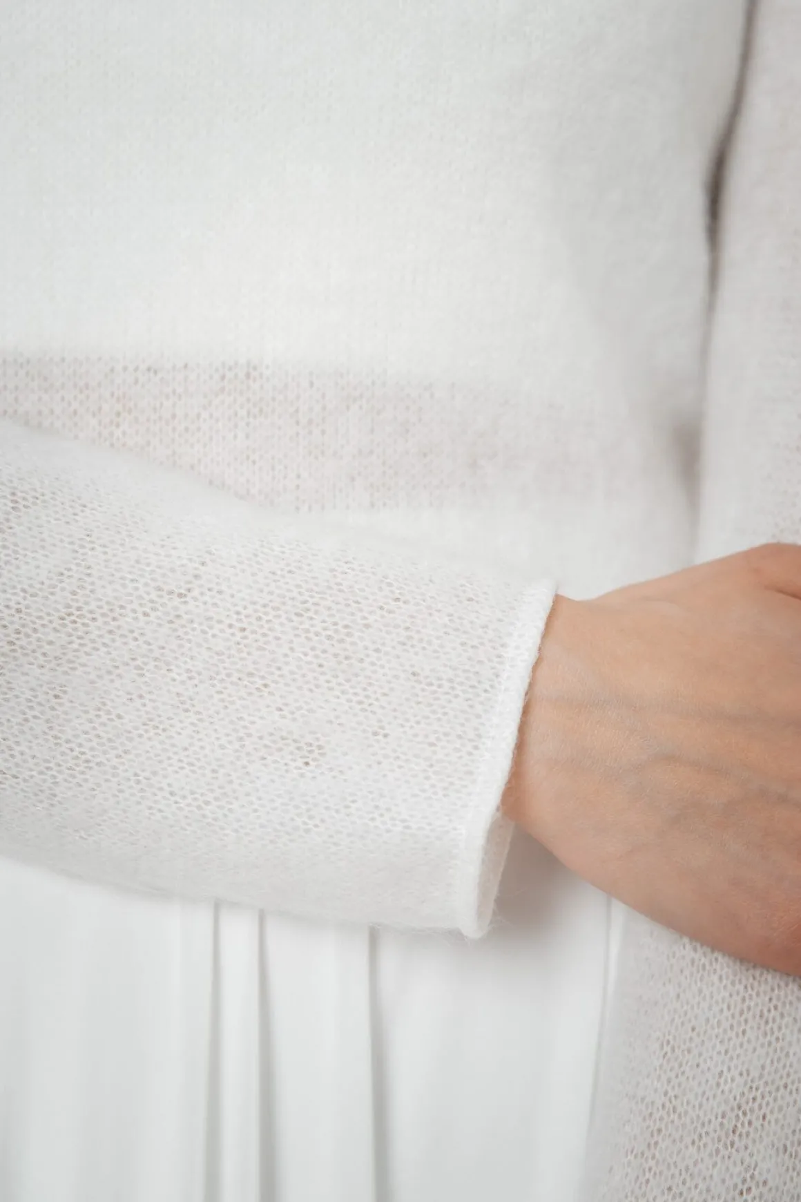 Braut Pullover aus Mohair-Strickmix – Suvi noni
