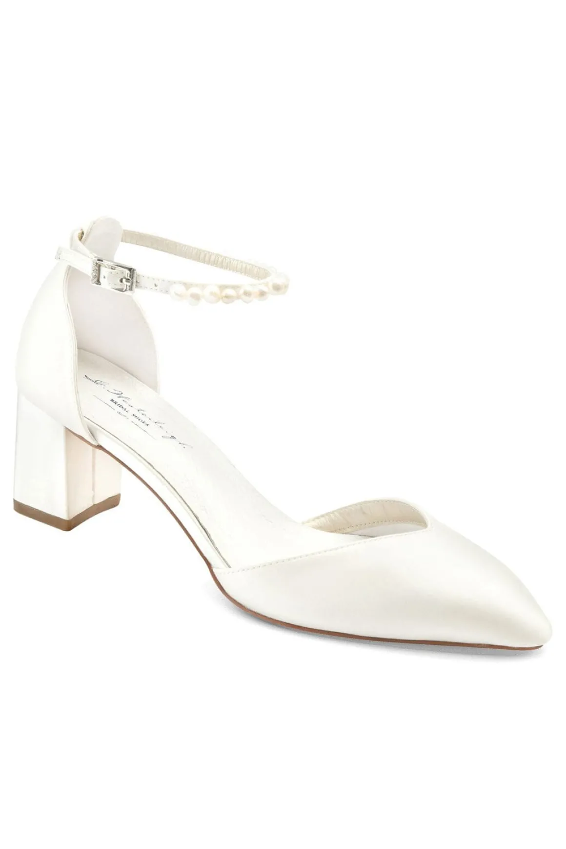 Brautschuh mit austauschbarem Riemen – Madison | G.Westerleigh